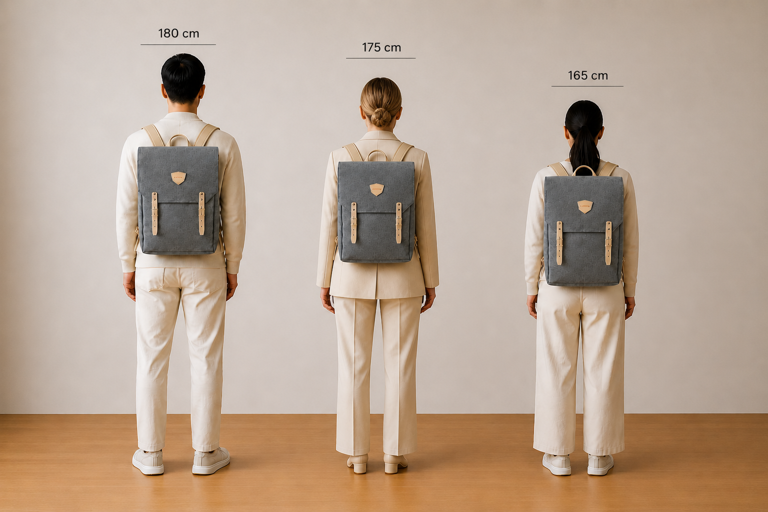 Rucksack Volta auf dem Rücken